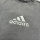 Adidas vintage Sweatshirt embroidered Logo grau M