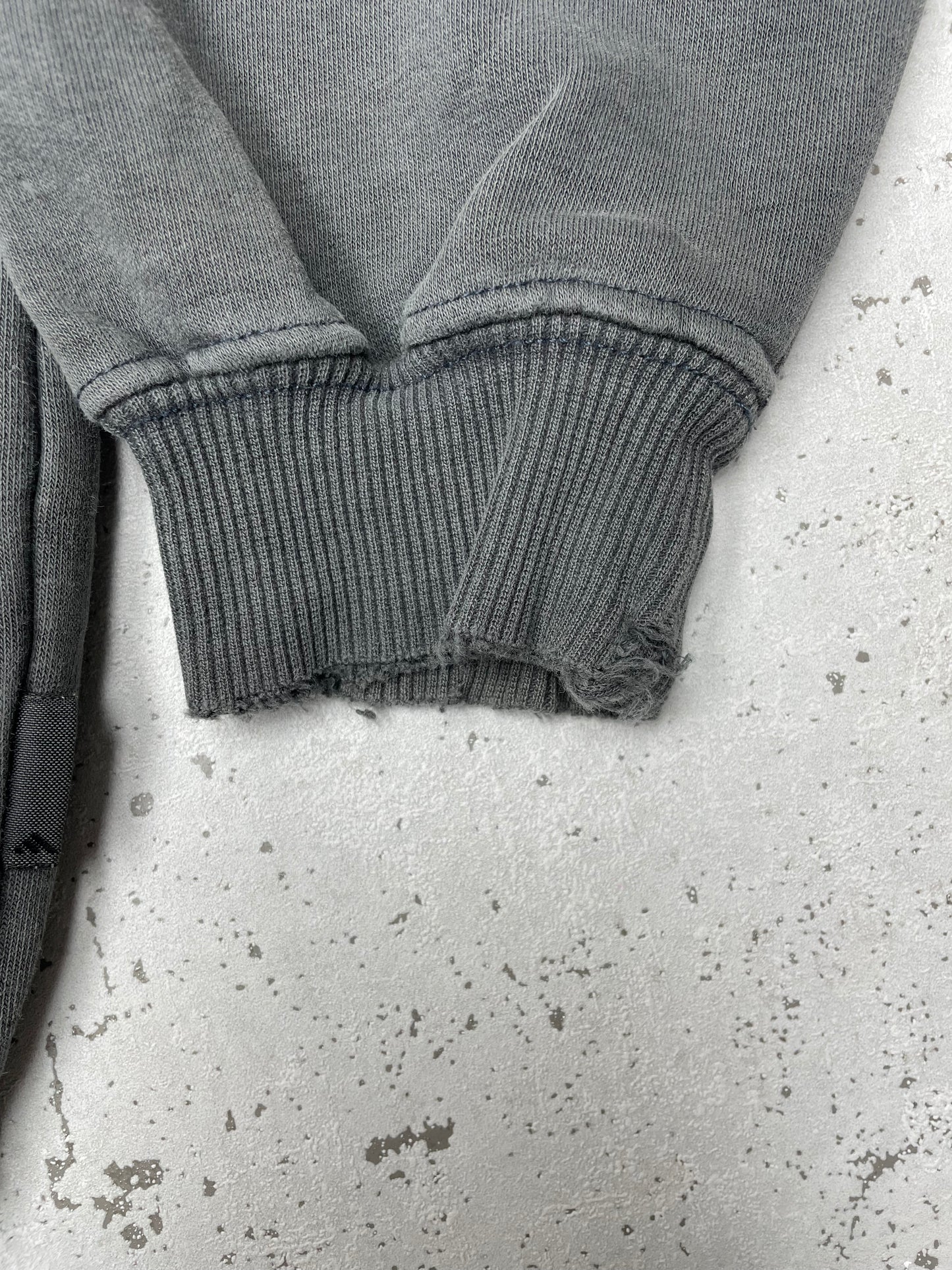 Adidas vintage Sweatshirt embroidered Logo grau M