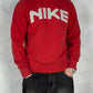 Nike vintage Sweatshirt Crewneck rot M