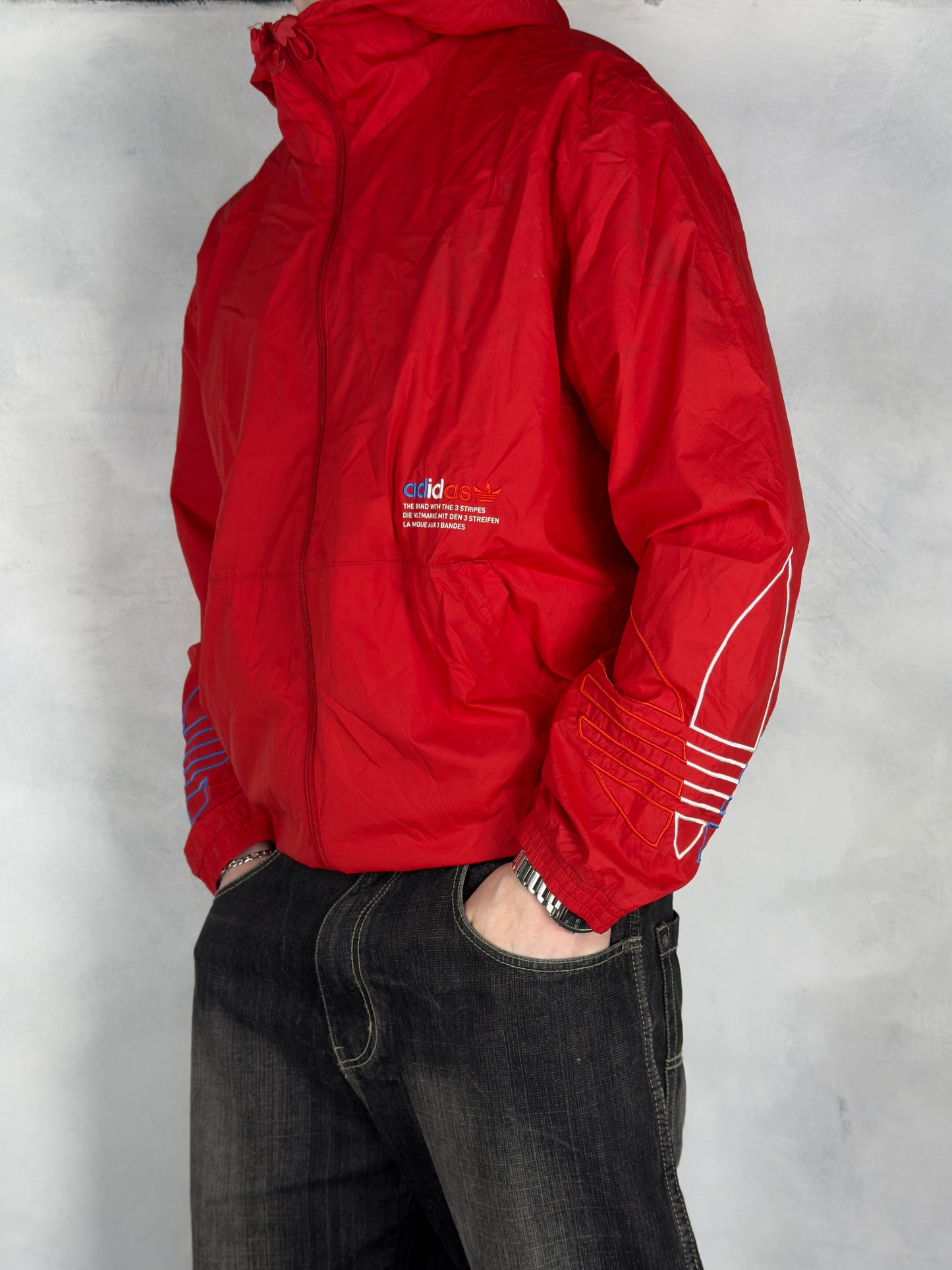 Adidas Originals Windbreaker Trackjacket rot L