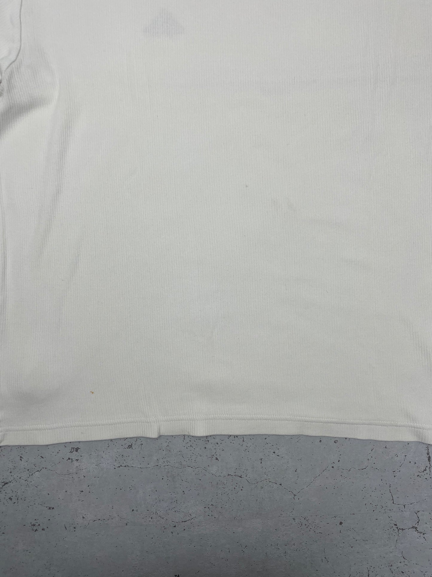 Adidas vintage dünner Sweatshirt langarm Shirt weiß blau M