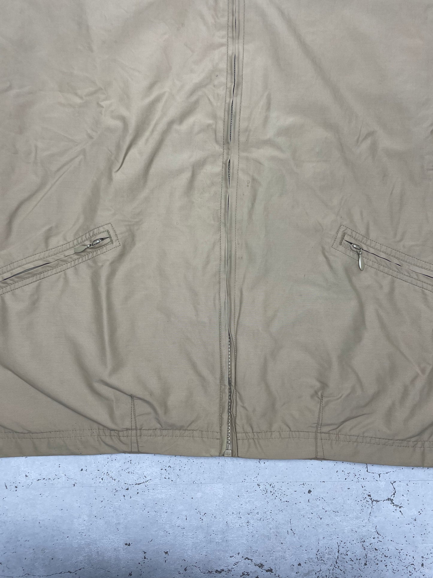 Nike vintage Jacke Trackjacket Zipper beige L