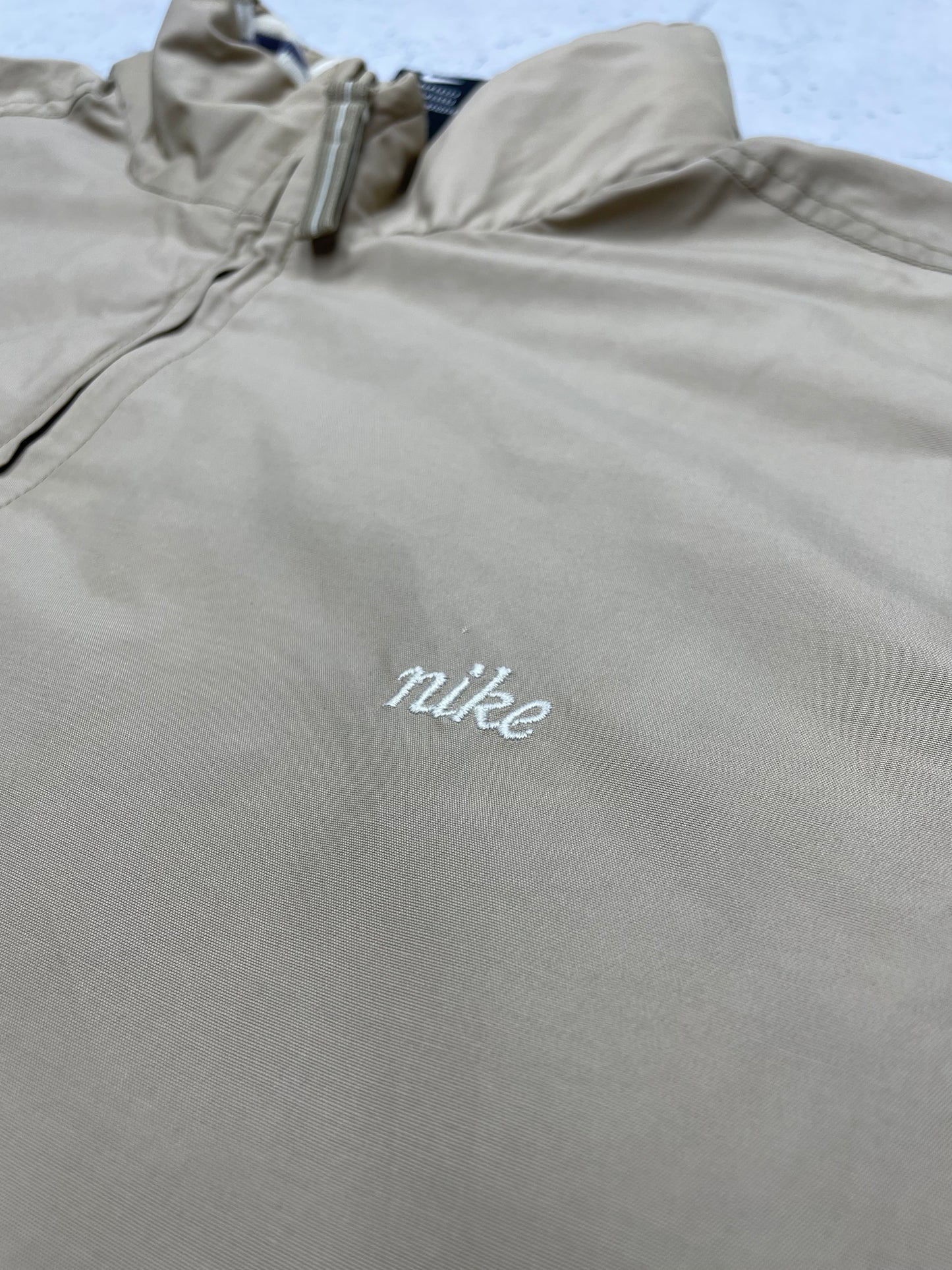 Nike vintage Jacke Trackjacket Zipper beige L