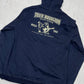 True Religion vintage Zipper Kapuzenjacke blau S