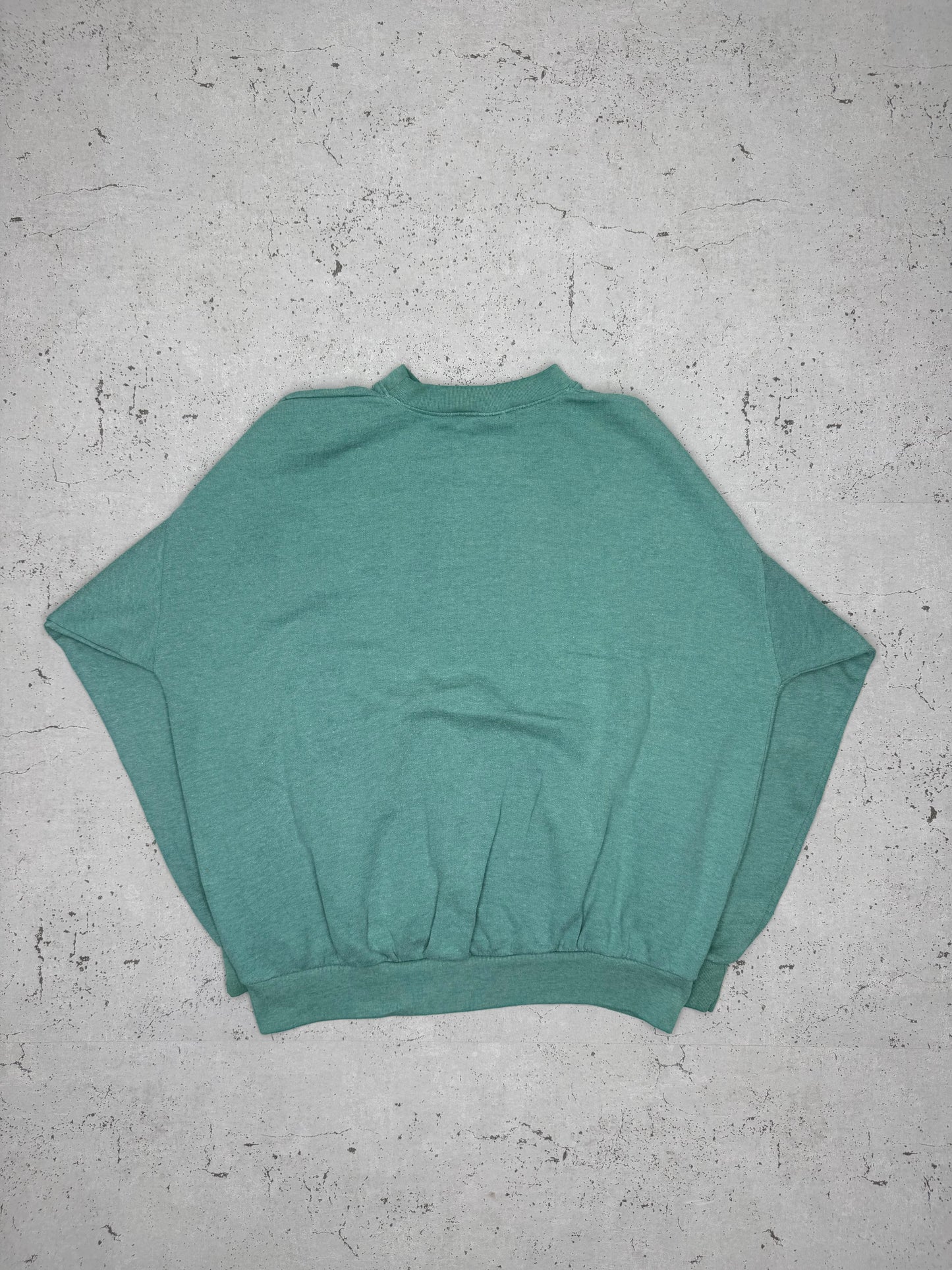 Reebok Vintage Big Logo embroidered Sportswear Sweatshirt grün M