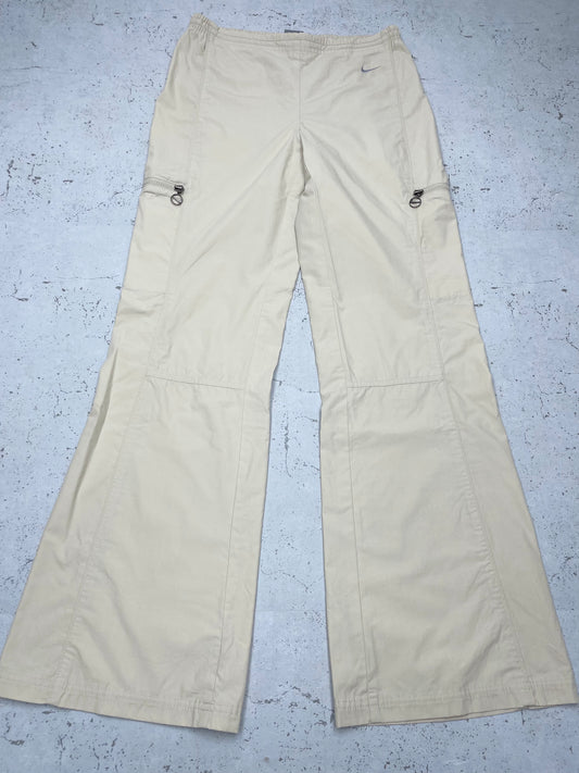 Nike vintage Y2K Trackpants Hose low waist Baggy beige M