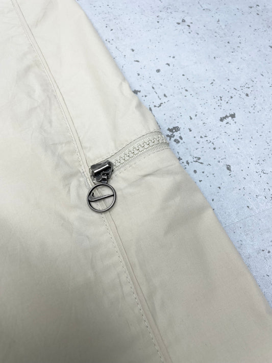Nike vintage Y2K Trackpants Hose low waist Baggy beige M