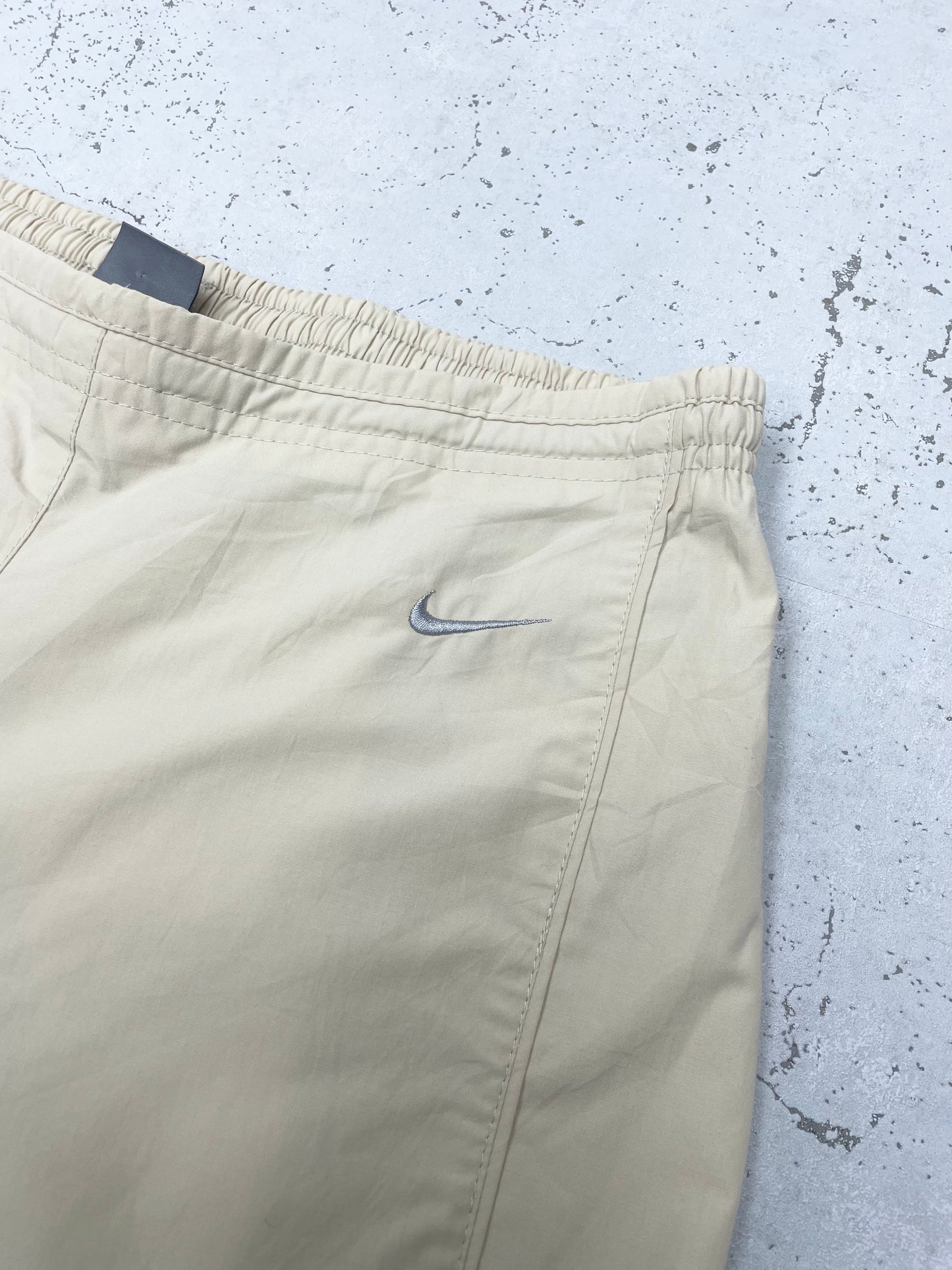 Nike vintage Y2K Trackpants Hose low waist Baggy beige M