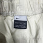 Nike vintage Trackpants Jogginghose Baggy Fit stacked beige XL