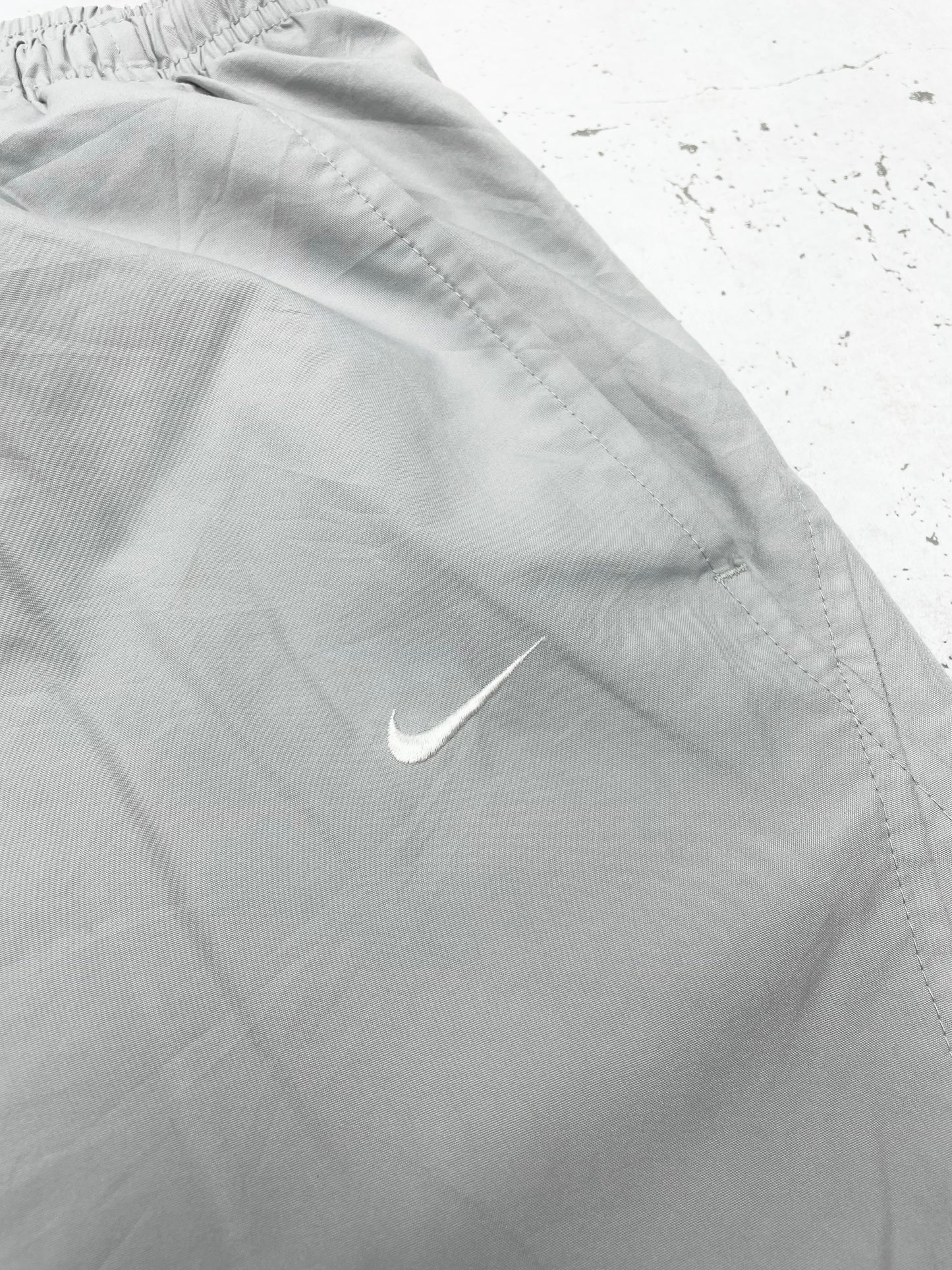 Nike vintage Trackpants Jogginghose Baggy Fit stacked grau XXL