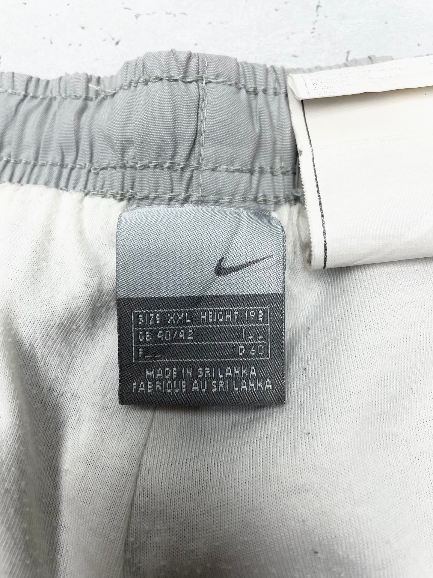 Nike vintage Trackpants Jogginghose Baggy Fit stacked grau XXL