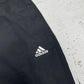 Adidas vintage Trackpants Jogginghose Baggy Fit stacked schwarz L