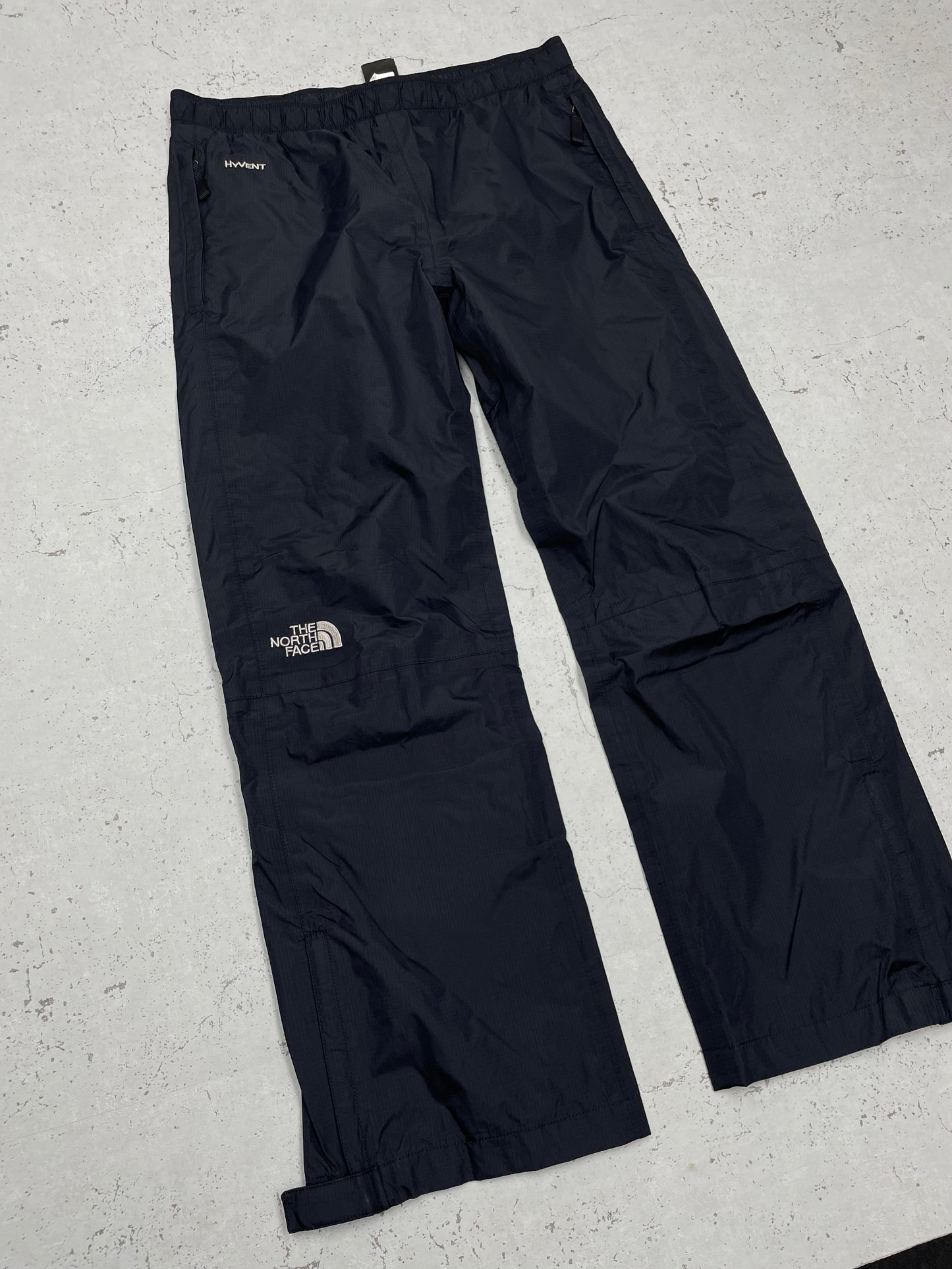 The North Face HyVent outdoor Allwetter Hose Regenhose schwarz XS