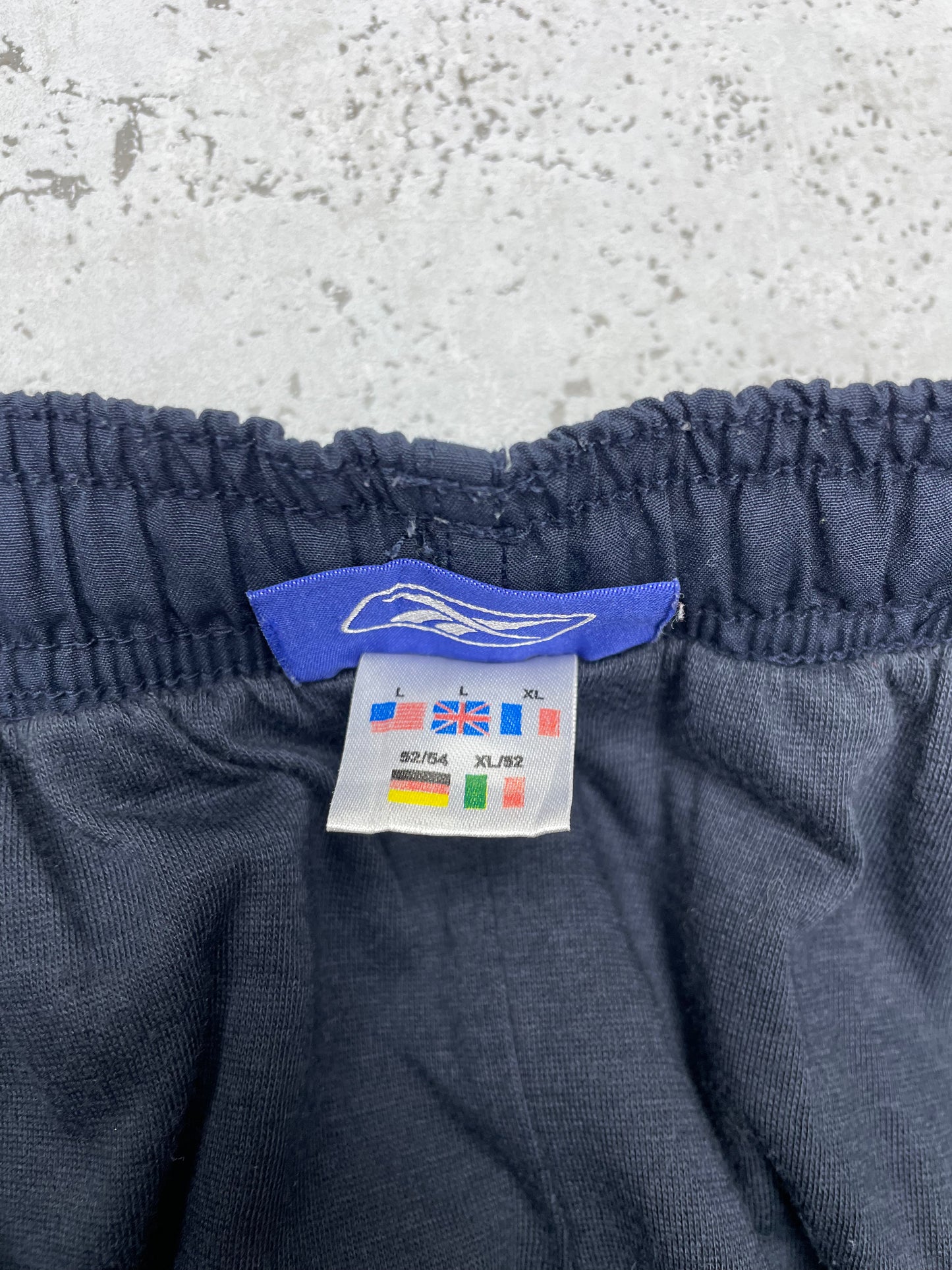 Reebok vintage Trackpants Jogginghose Baggy Fit stacked blau XL