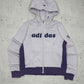Adidas embroidered Vintage Zipper lila L