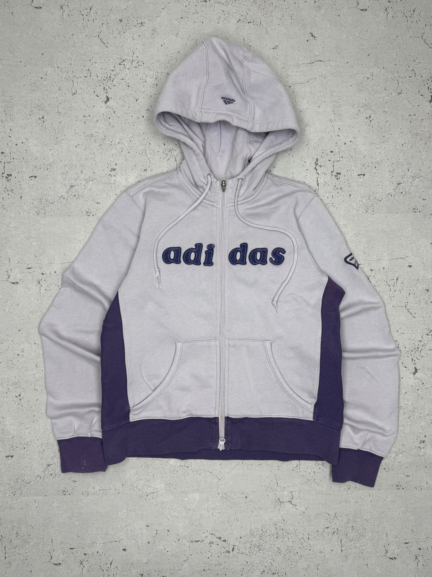 Adidas embroidered Vintage Zipper lila L