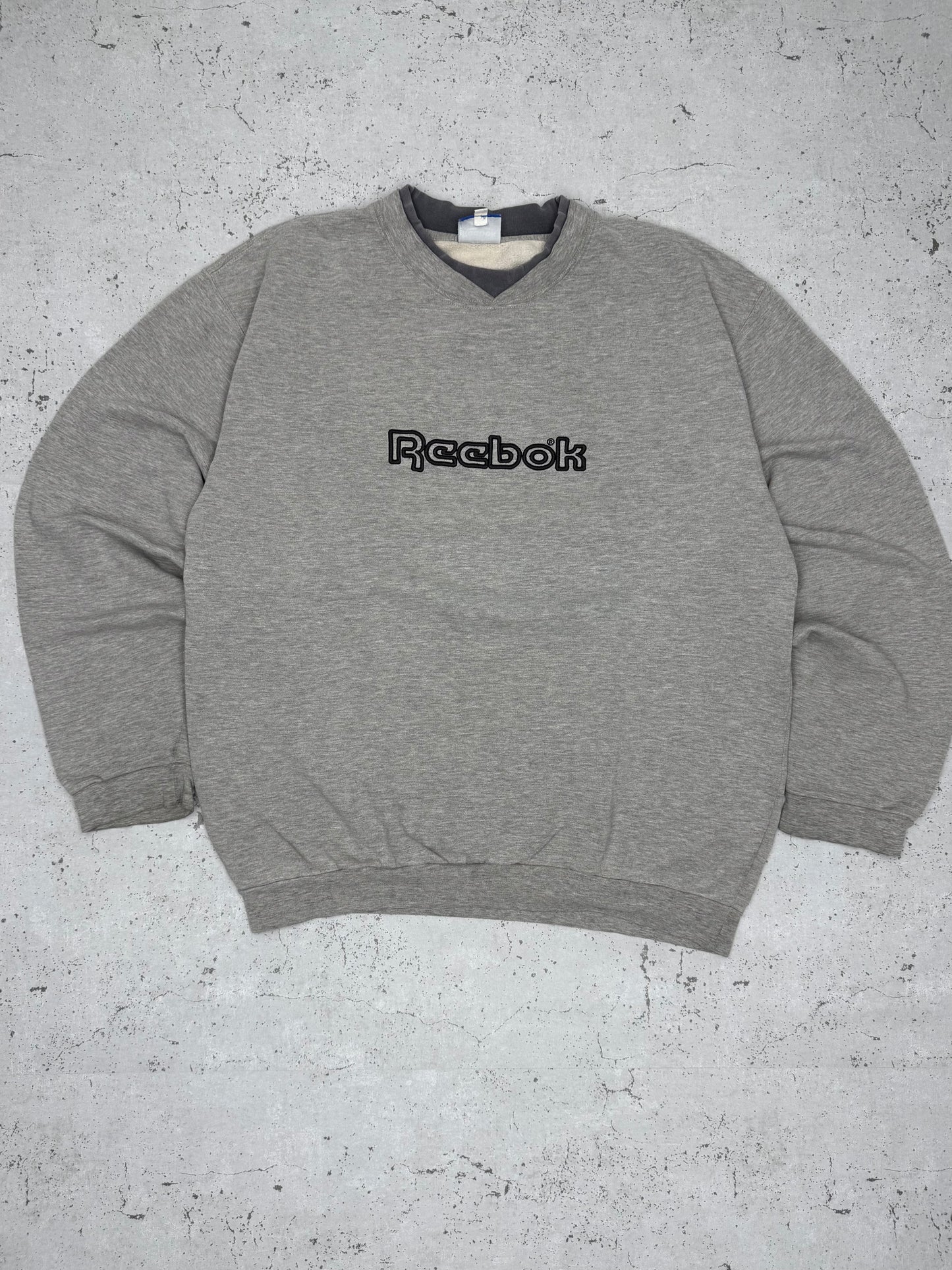 Reebok embroidered Vintage Sweatshirt grau L