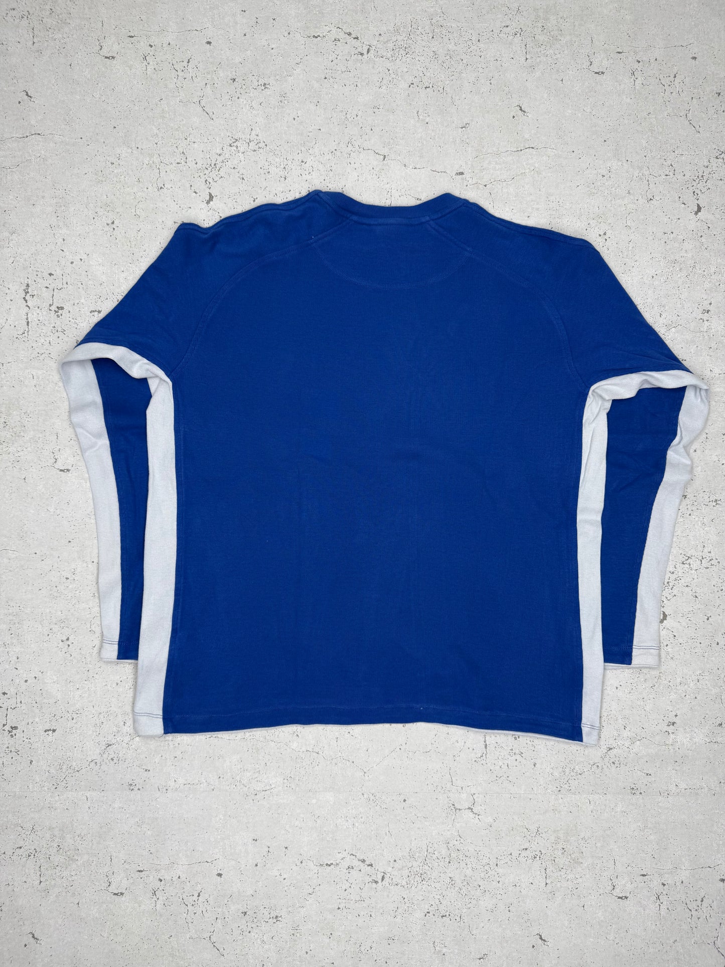 Nike Vintage sportswear Sweatshirt embroidered blau weiß L