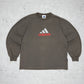 Adidas Vintage Y2K Sweatshirt grau XS