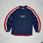 Nike Vintage Y2K Sweatshirt blau rot XS