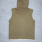 Adidas Y2K Vintage Weste Hoodie beige L
