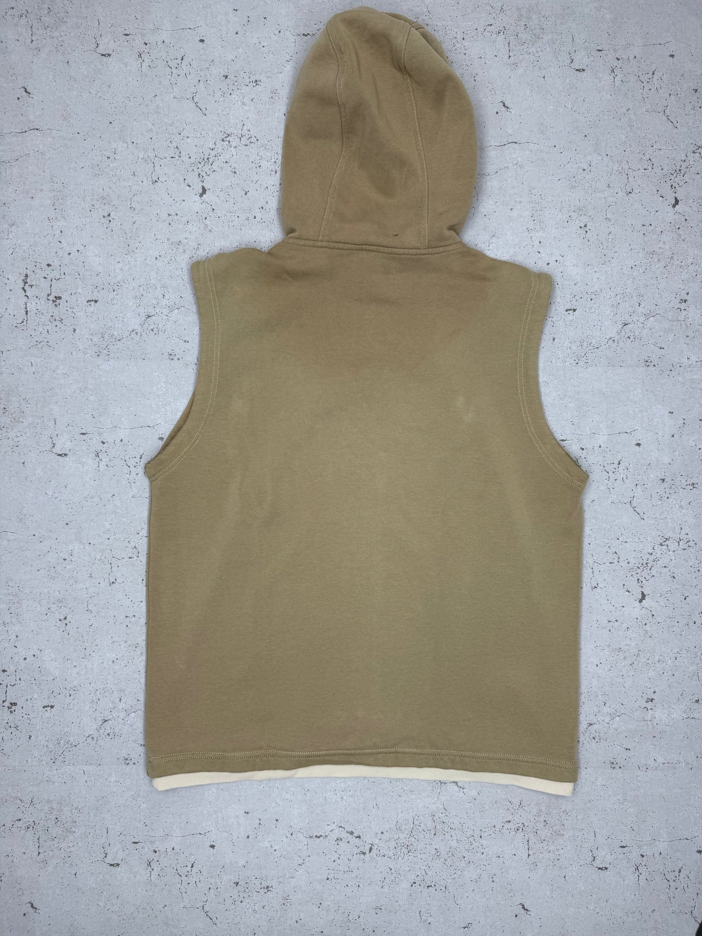 Adidas Y2K Vintage Weste Hoodie beige L