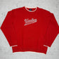 Umbro Vintage College Sweatshirt Y2K rot weiß L