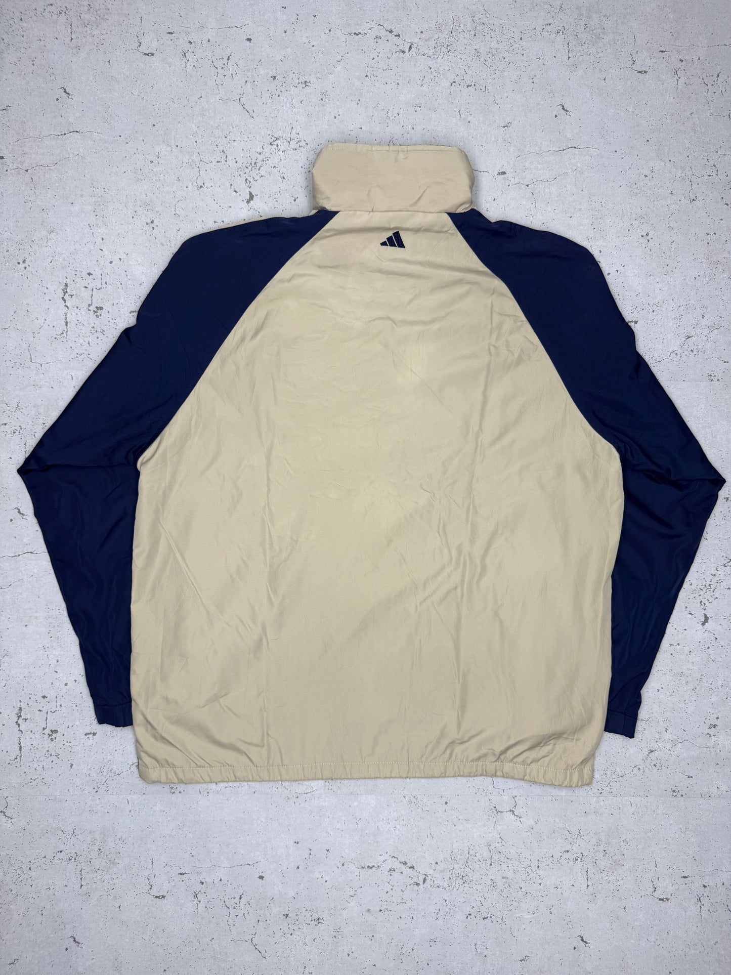 Adidas rare vintage Trackjacket Jacke blau beige XL