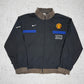 Nike x Manchester United Vintage Trackjacket Zipper Jacke schwarz L