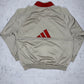 Adidas vintage Y2K big Logo Trackjacket Zipper Jacke rot beige L