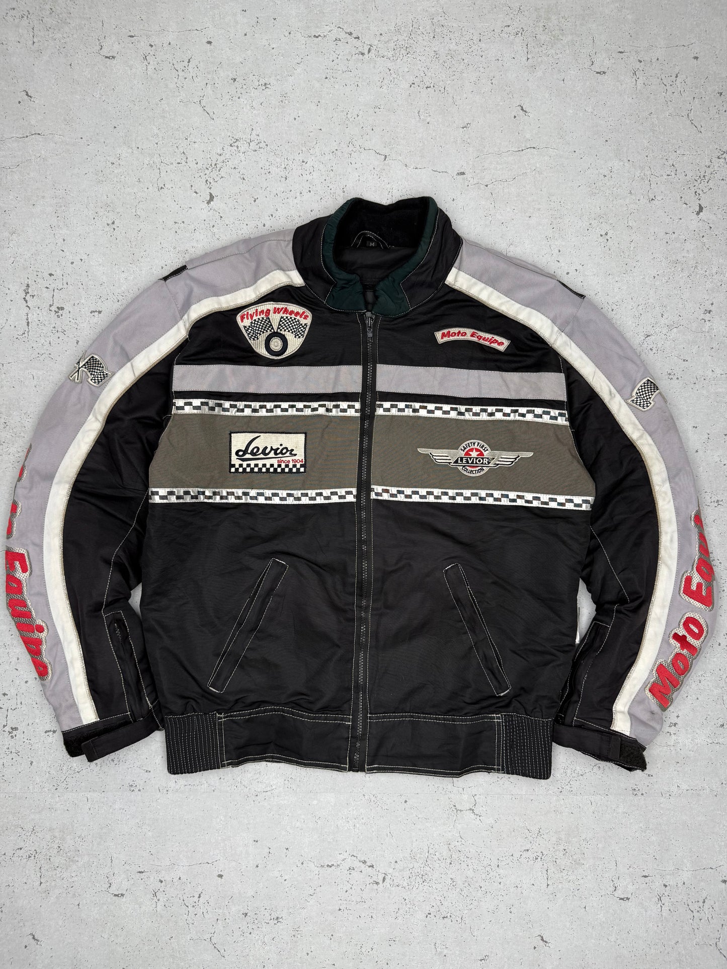 Levior Racing Jacke Motorbike schwarz L