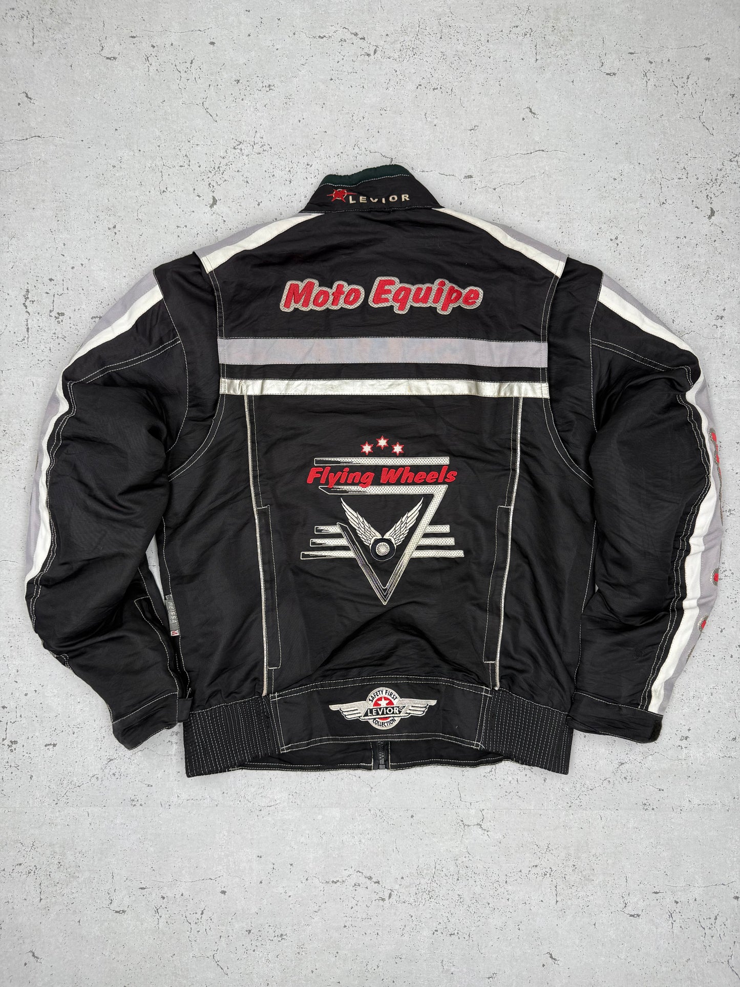 Levior Racing Jacke Motorbike schwarz L