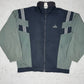 Adidas vintage Trackjacket Jacke Zipper grün blau XL