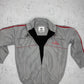 Adidas x AC Milan vintage Trackjacket gefütterte Jacke grau rot M