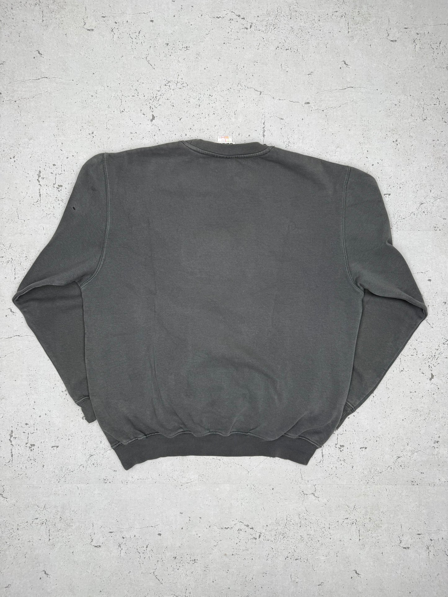 Adidas vintage Sweatshirt embroidered Logo grau M