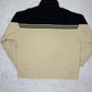 Adidas vintage Trackjacket Zipper Jacke beige schwarz L