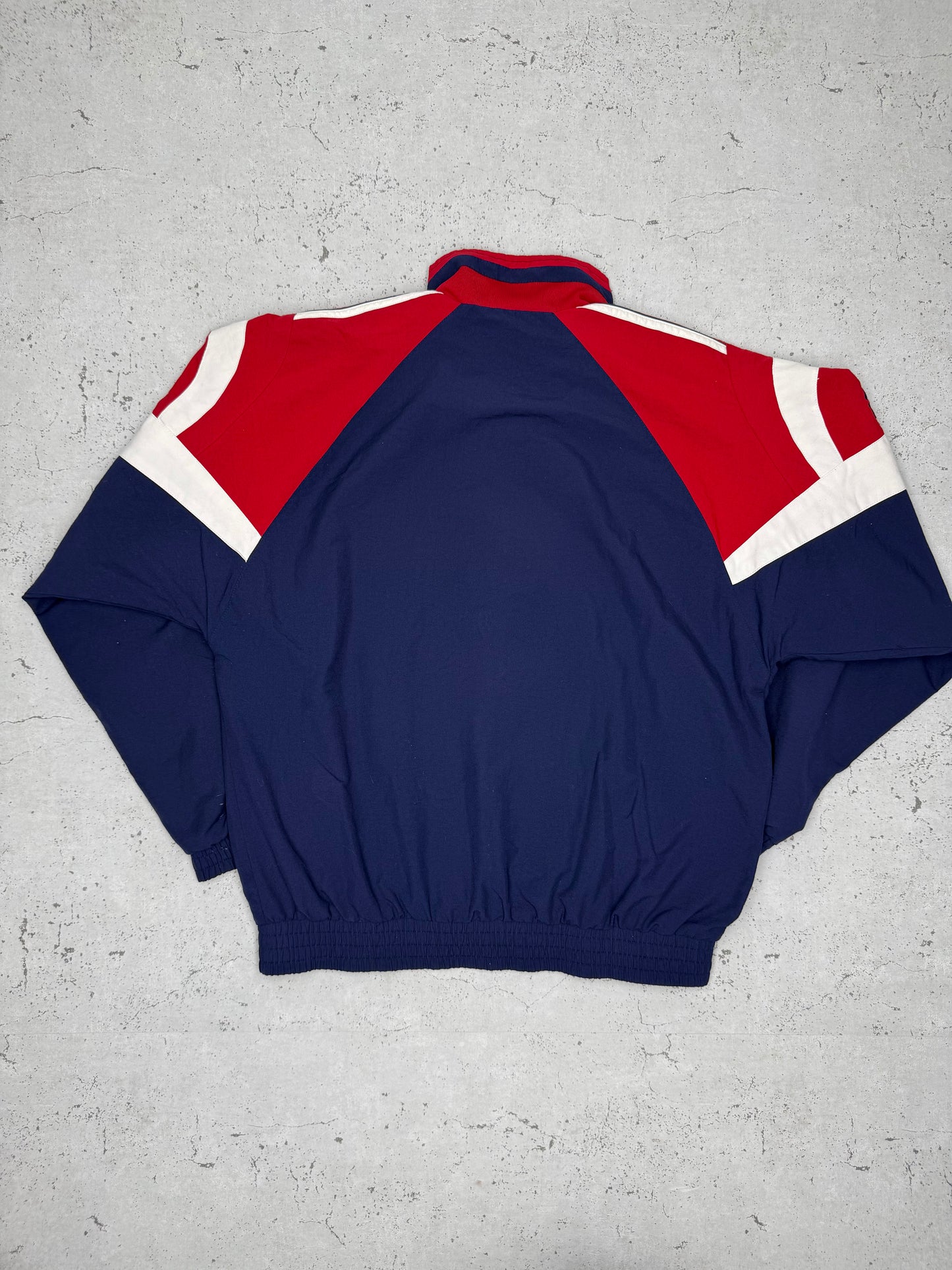 Adidas vintage Jacke Trackjacket Zipper blau S