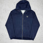 True Religion vintage Zipper Kapuzenjacke blau S