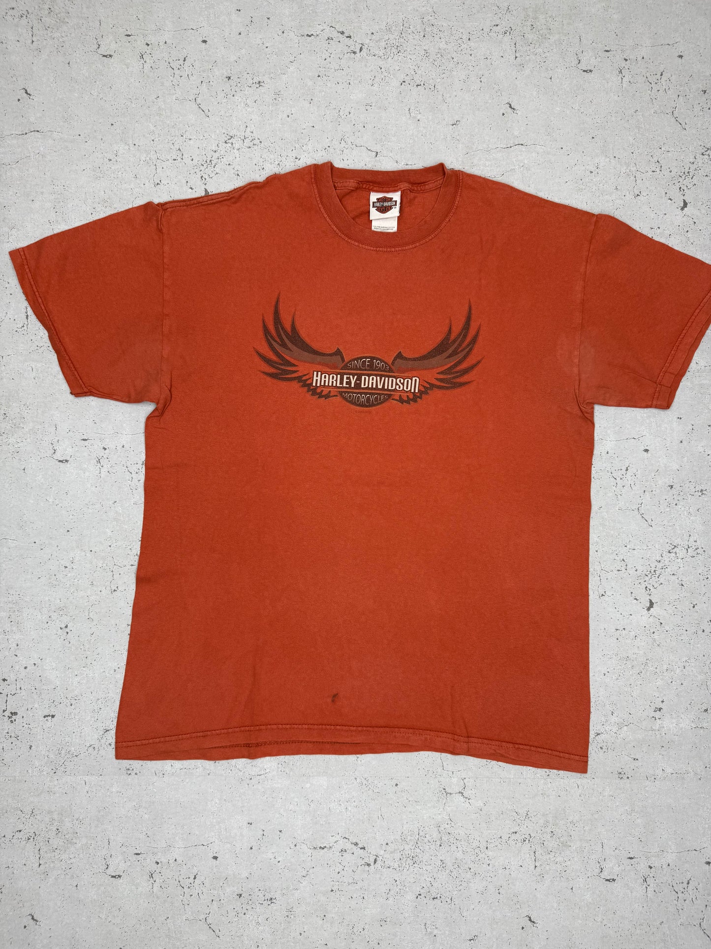 Harley Davidson Y2K Vintage T-Shirt orange XL