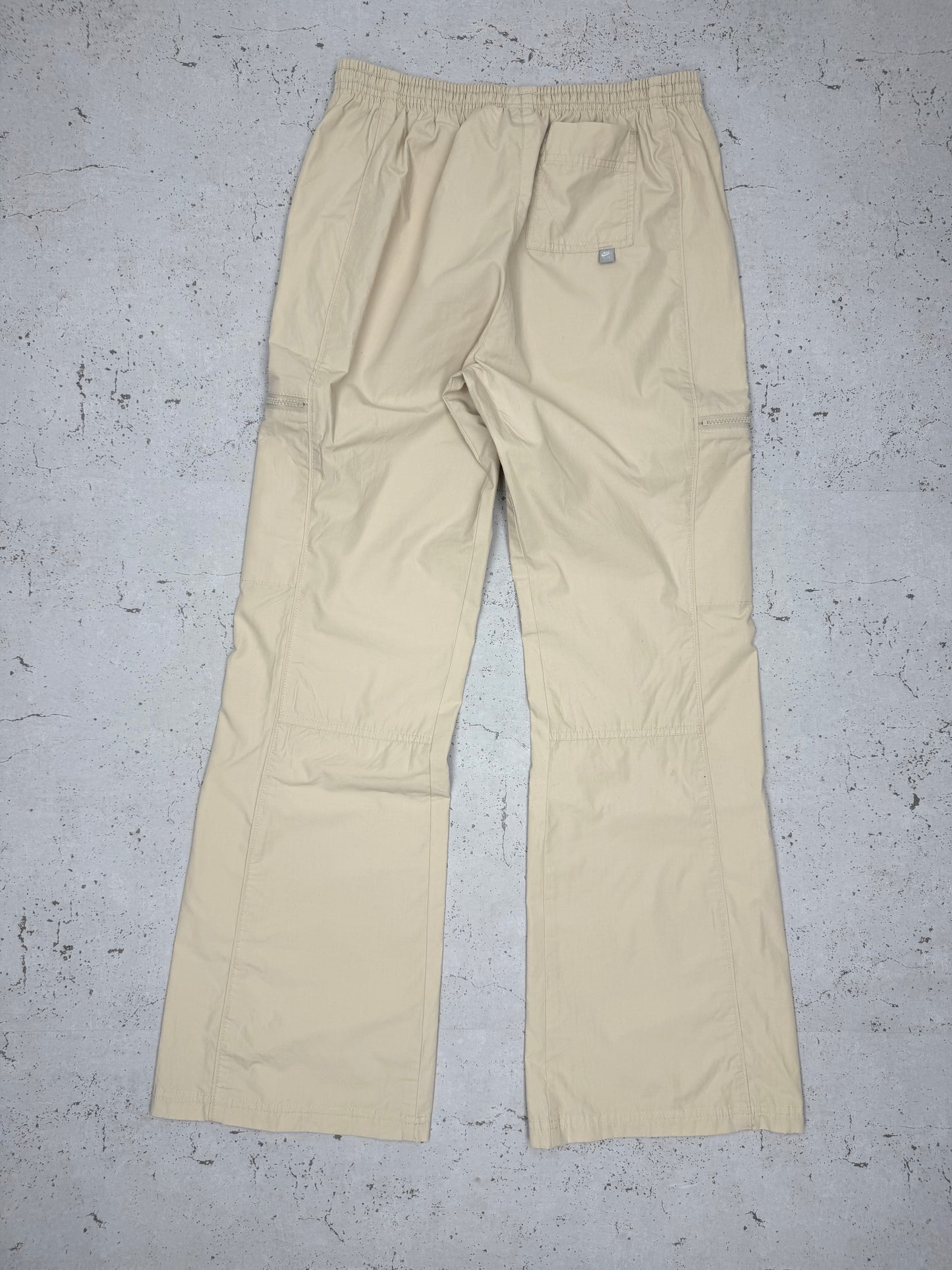 Nike vintage Y2K Trackpants Hose low waist Baggy beige M