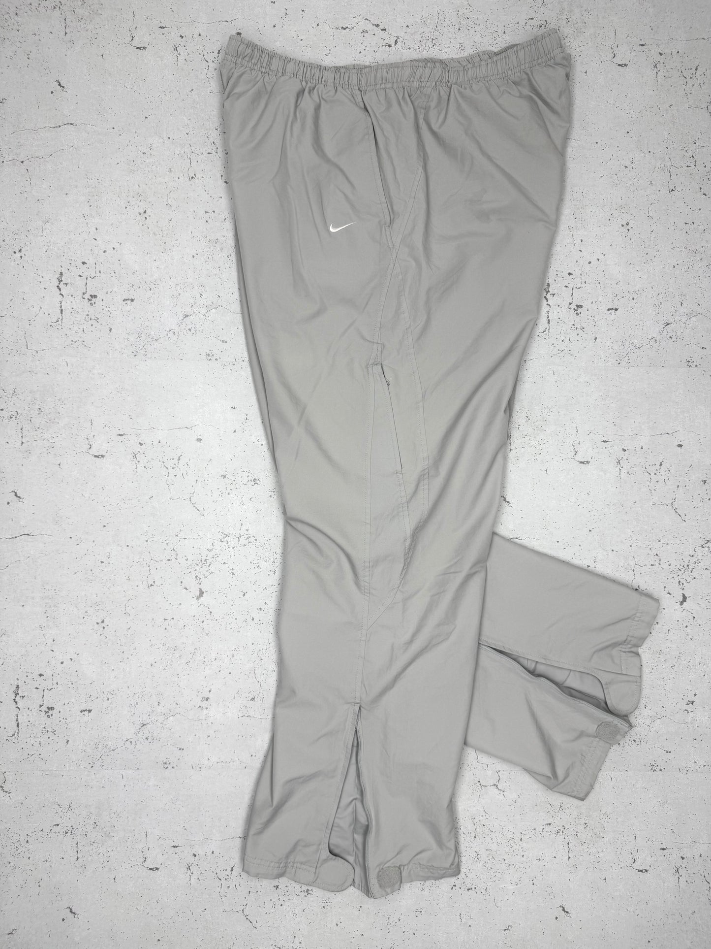 Nike vintage Trackpants Jogginghose Baggy Fit stacked grau XXL
