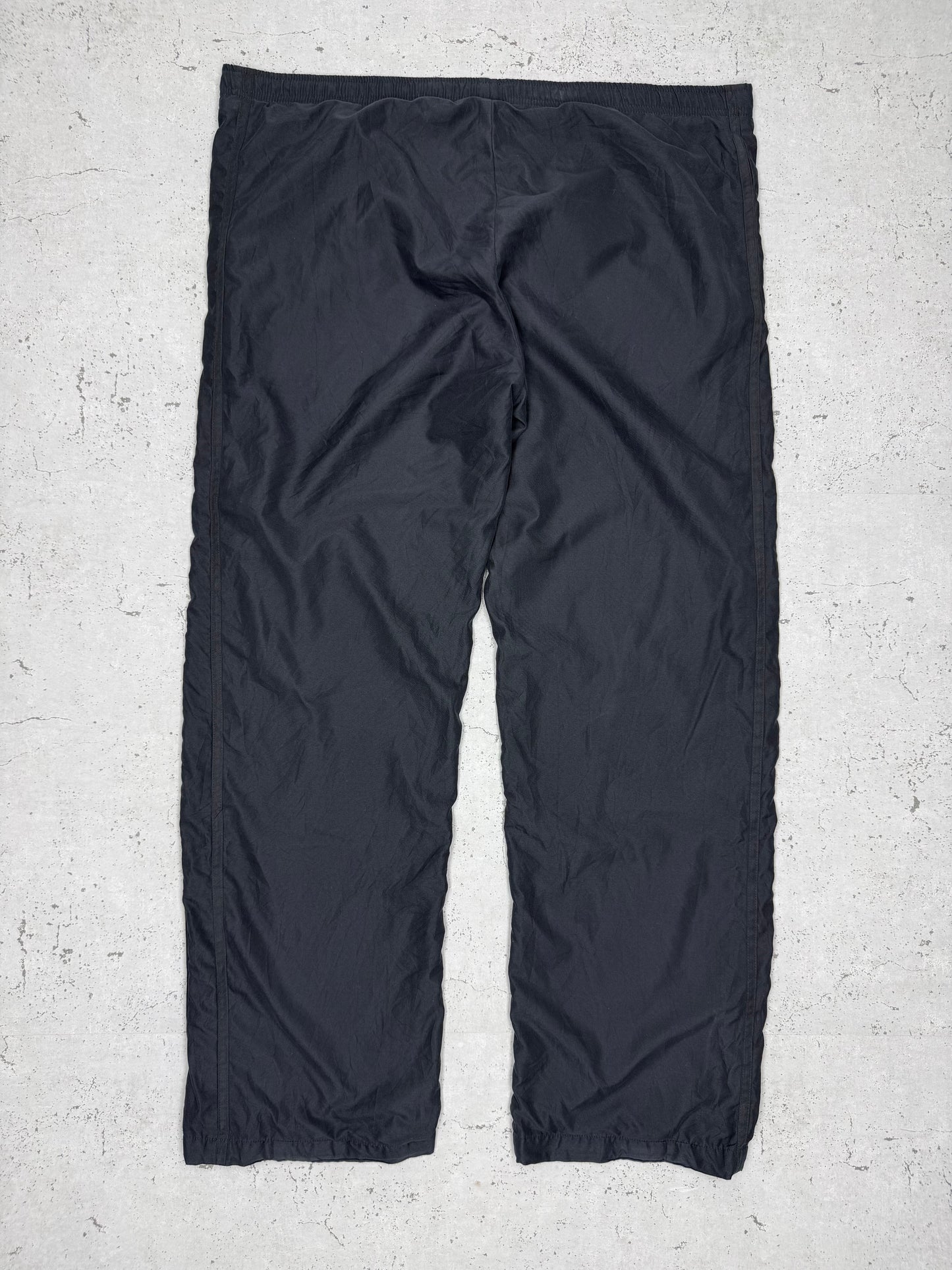 Nike vintage Jogginghose Trackpants Baggy Fit stacked schwarz L