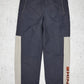 Nike rare Vintage Trackpants Jogginghose Baggy Fit stacked blau grau L