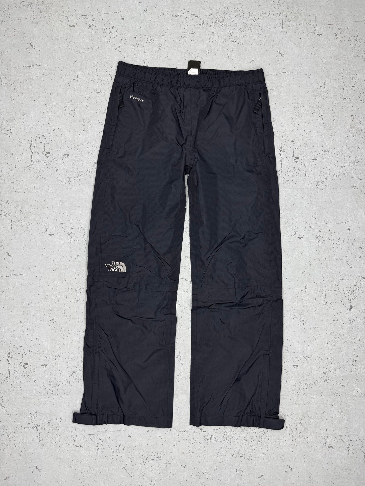 The North Face HyVent outdoor Allwetter Hose Regenhose schwarz XS