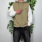 Adidas Y2K Vintage Weste Hoodie beige L