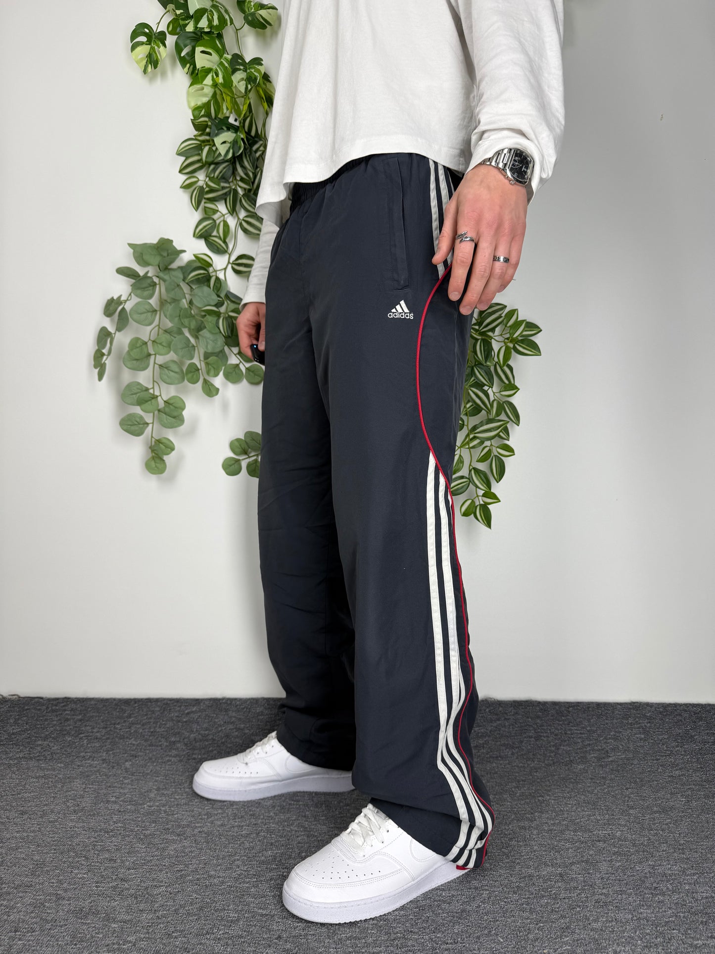 Adidas Vintage Trackpants Jogginghose grau L