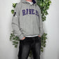 NFL Ravens Vintage heavy Zipper grau lila XL - MonkeysVintage