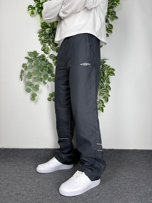 Umbro vintage Trackpants Jogginghose baggy Fit grau S