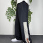 Nike rare Vintage Trackpants Jogginghose Baggy Fit stacked blau grau L