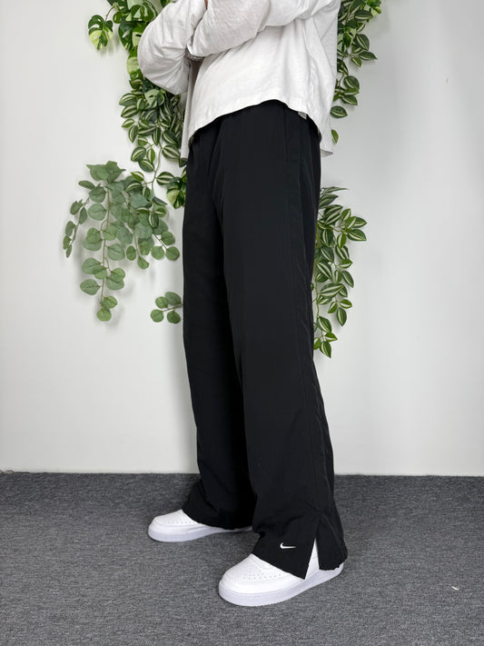 Nike vintage Jogginghose Trackpants Baggy Fit stacked schwarz L